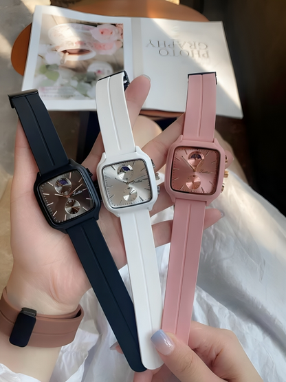 Reloj Scottie Fase Lunar Negro Dama