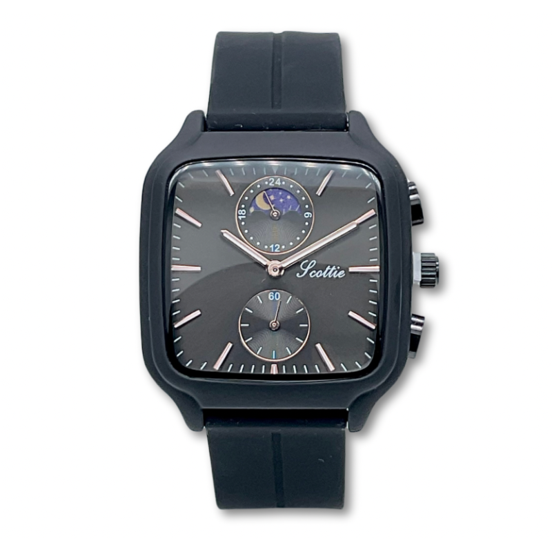 Reloj Scottie Fase Lunar Negro Dama