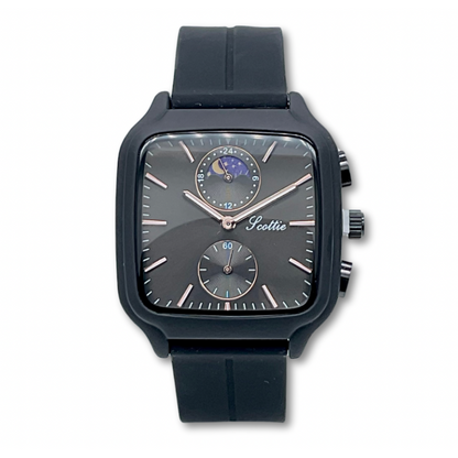 Reloj Scottie Fase Lunar Negro Dama