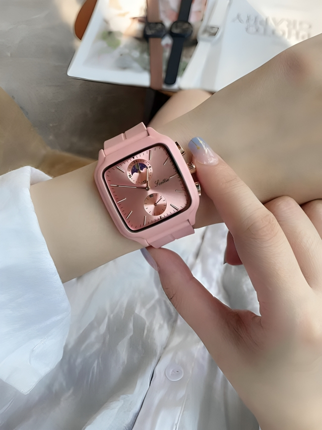 Reloj Scottie Fase Lunar Rosado Dama