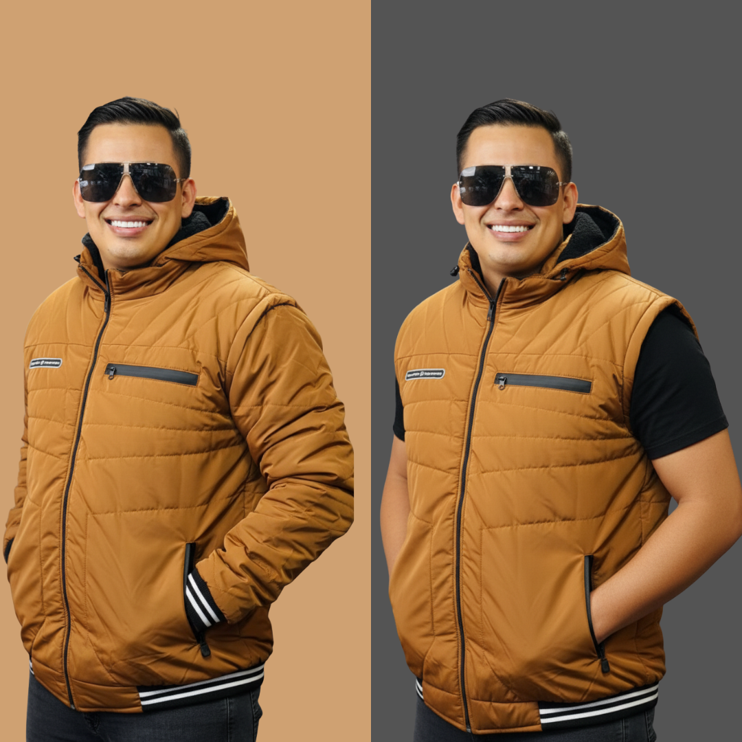 CHAQUETA DANTE IMPERMEABLE - 2 EN 1