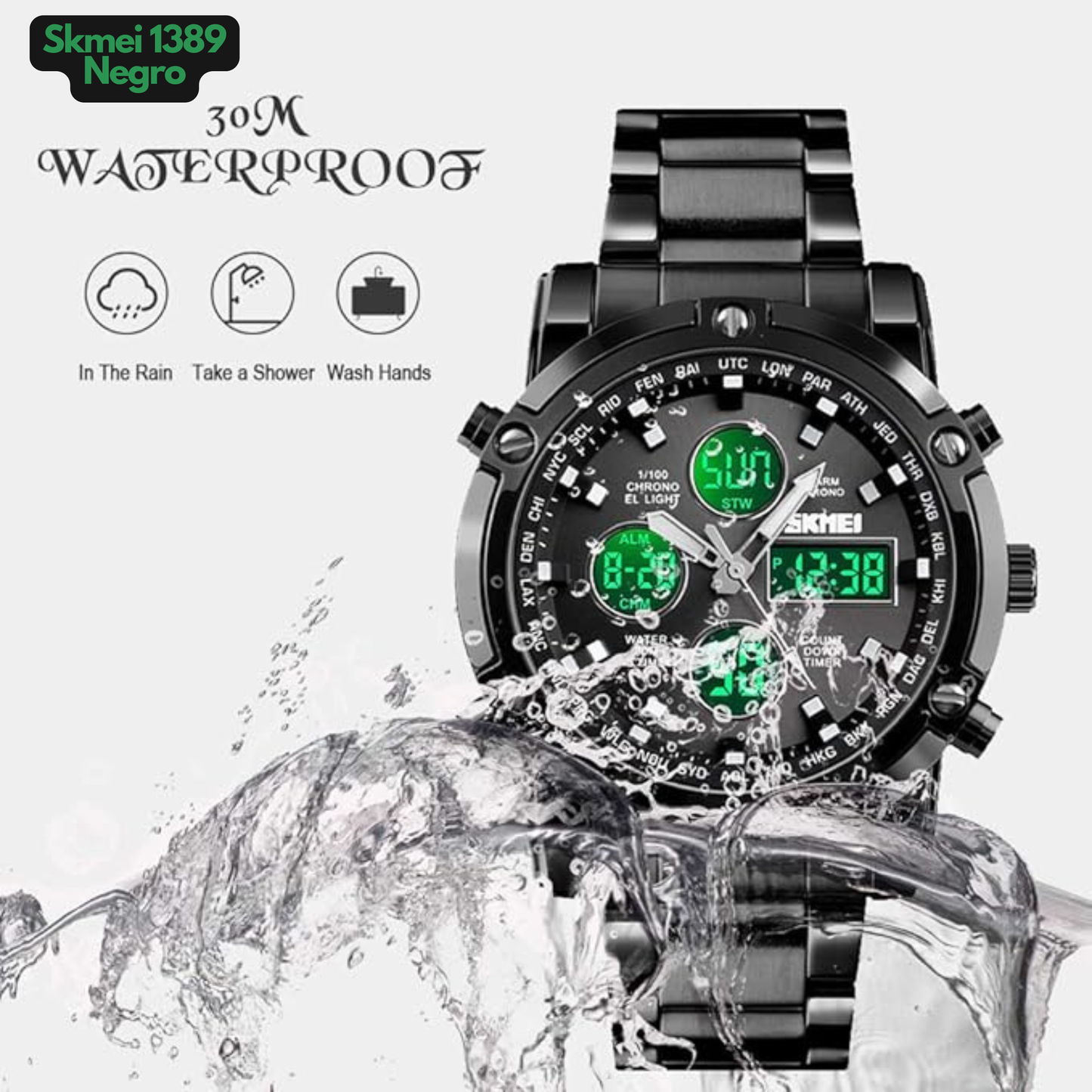 SKMEI 1389 NEGRO