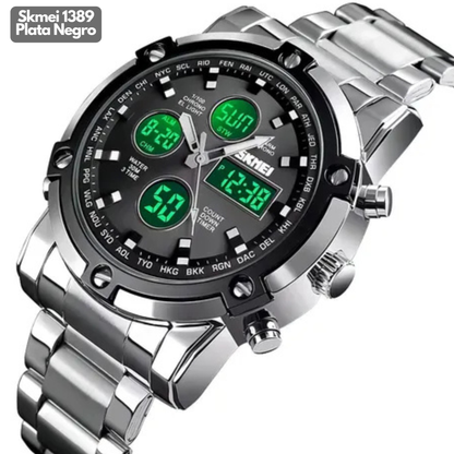 SKMEI 1389 PLATA GRIS