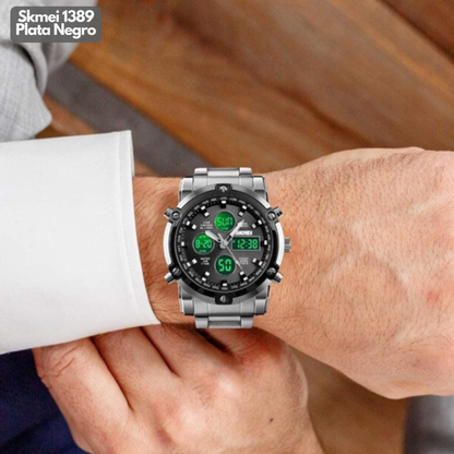 SKMEI 1389 PLATA GRIS