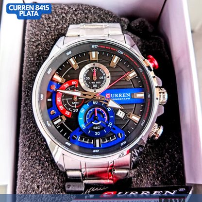 CURREN 8415 PLATEADO