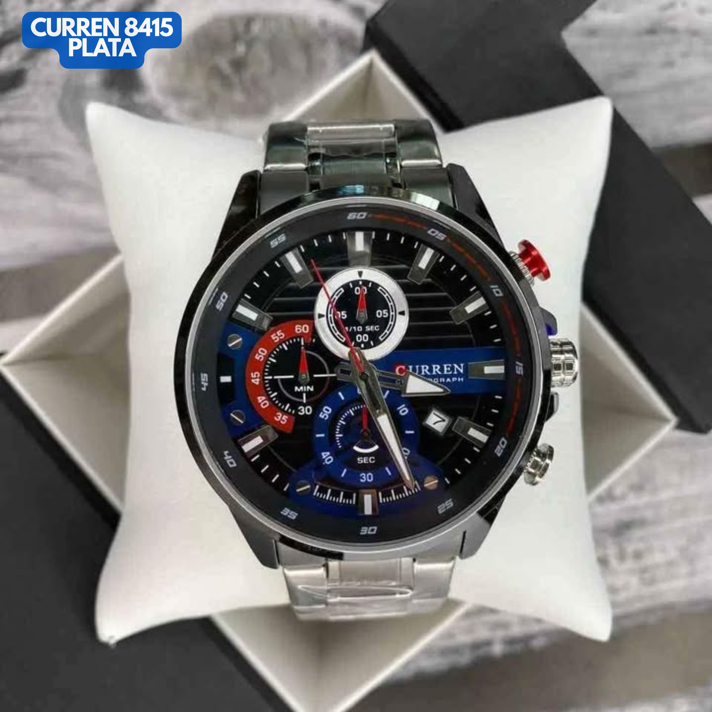 CURREN 8415 PLATEADO