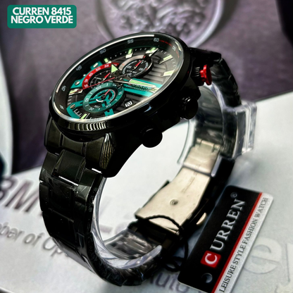 CURREN 8415 NEGRO/VERDE