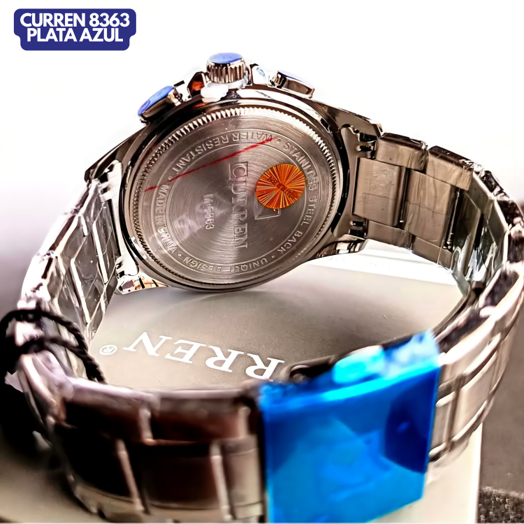 Curren 8363 Plata Azul