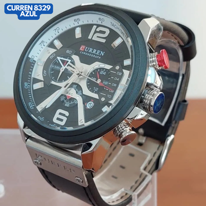 CURREN 8329 NEGRO/PLATA