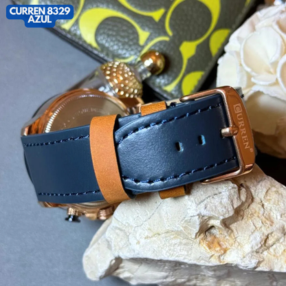 CURREN 8329 EN CUERO AZUL