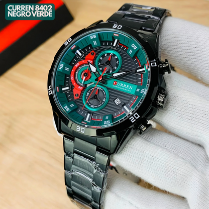 CURREN 8402 NEGRO ROJO