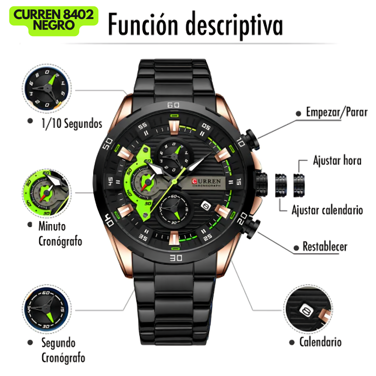 CURREN 8402 NEGRO
