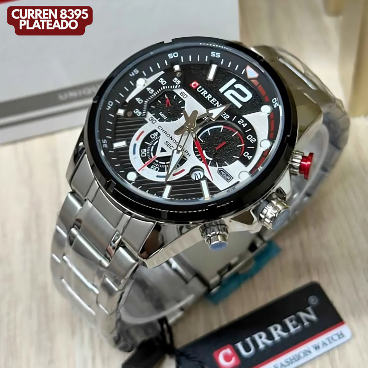 CURREN 8395 PLATEADO