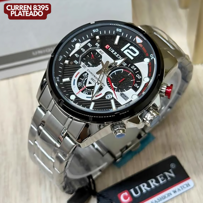 CURREN 8395 PLATEADO