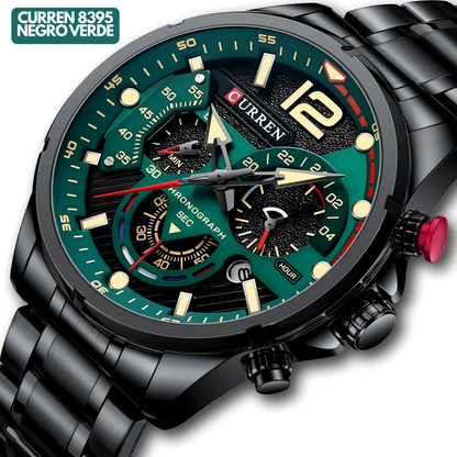 CURREN 8395 NEGRO/VERDE