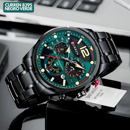 CURREN 8395 NEGRO/VERDE