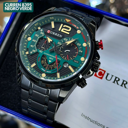 CURREN 8395 NEGRO/VERDE