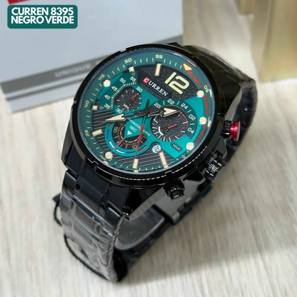 CURREN 8395 NEGRO/VERDE