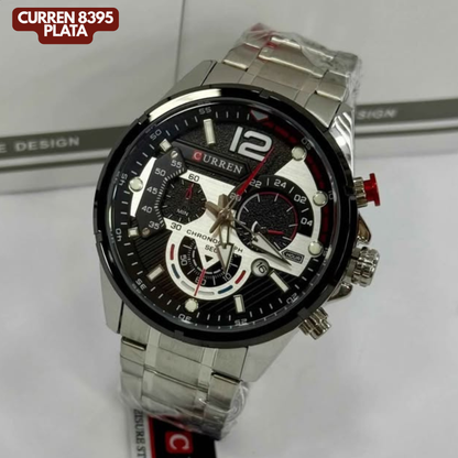 CURREN 8395 PLATEADO