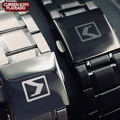 CURREN 8395 PLATEADO