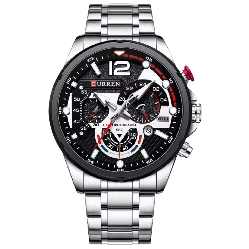 CURREN 8395 PLATEADO