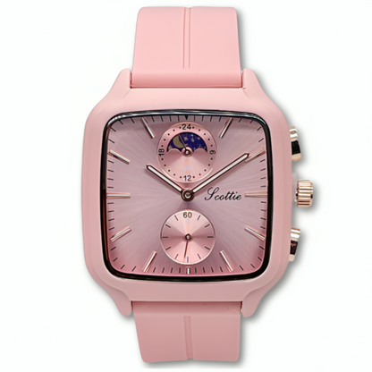 Reloj Scottie Fase Lunar Rosado Dama