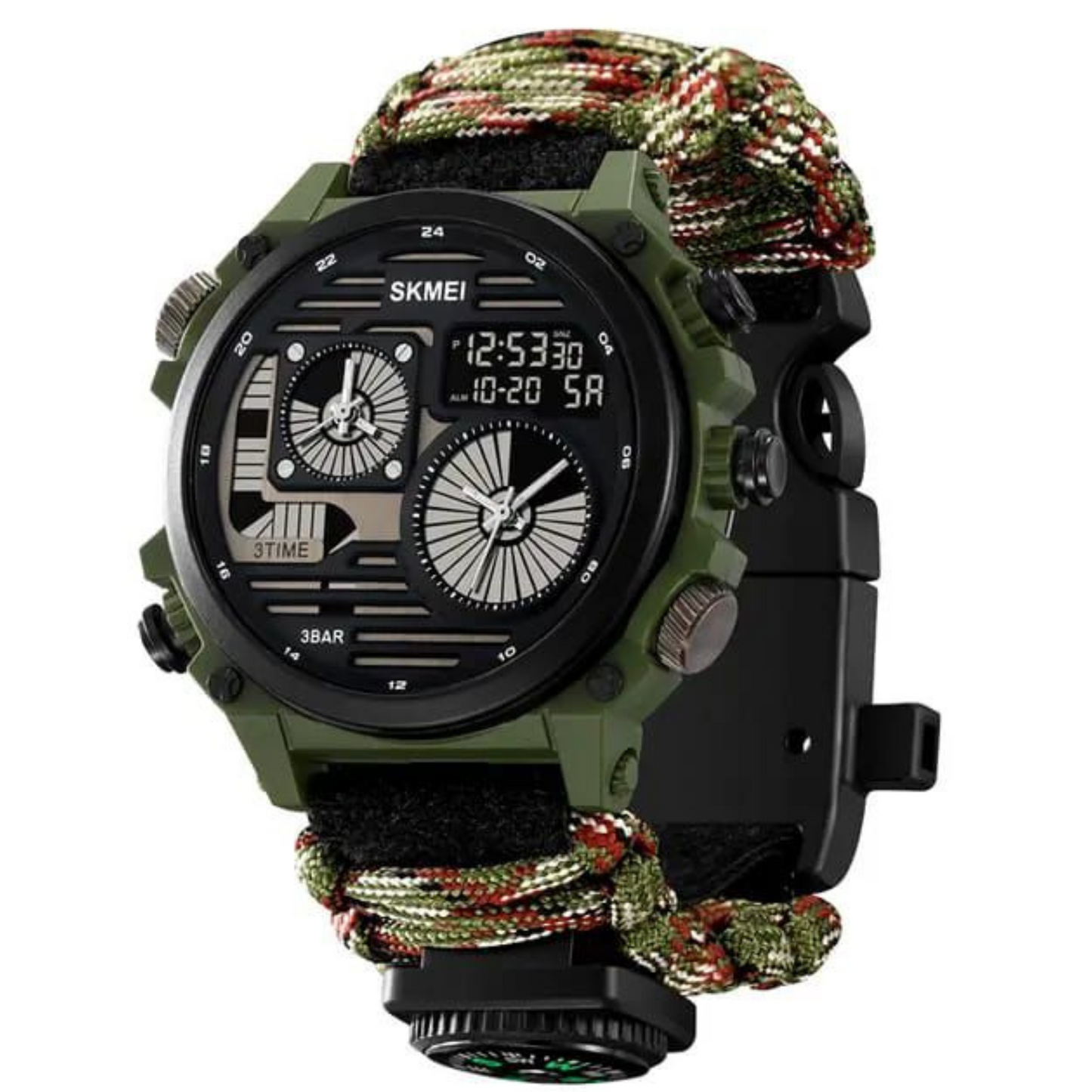 Reloj De Supervivencia Skmei 2202 Camuflado