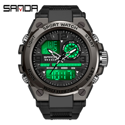 SANDA SPORWATCH NEGRO