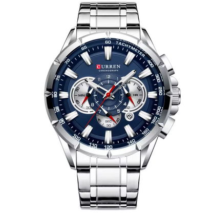 Curren 8363 Plata Azul