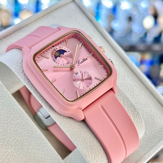 Reloj Scottie Fase Lunar Rosado Dama