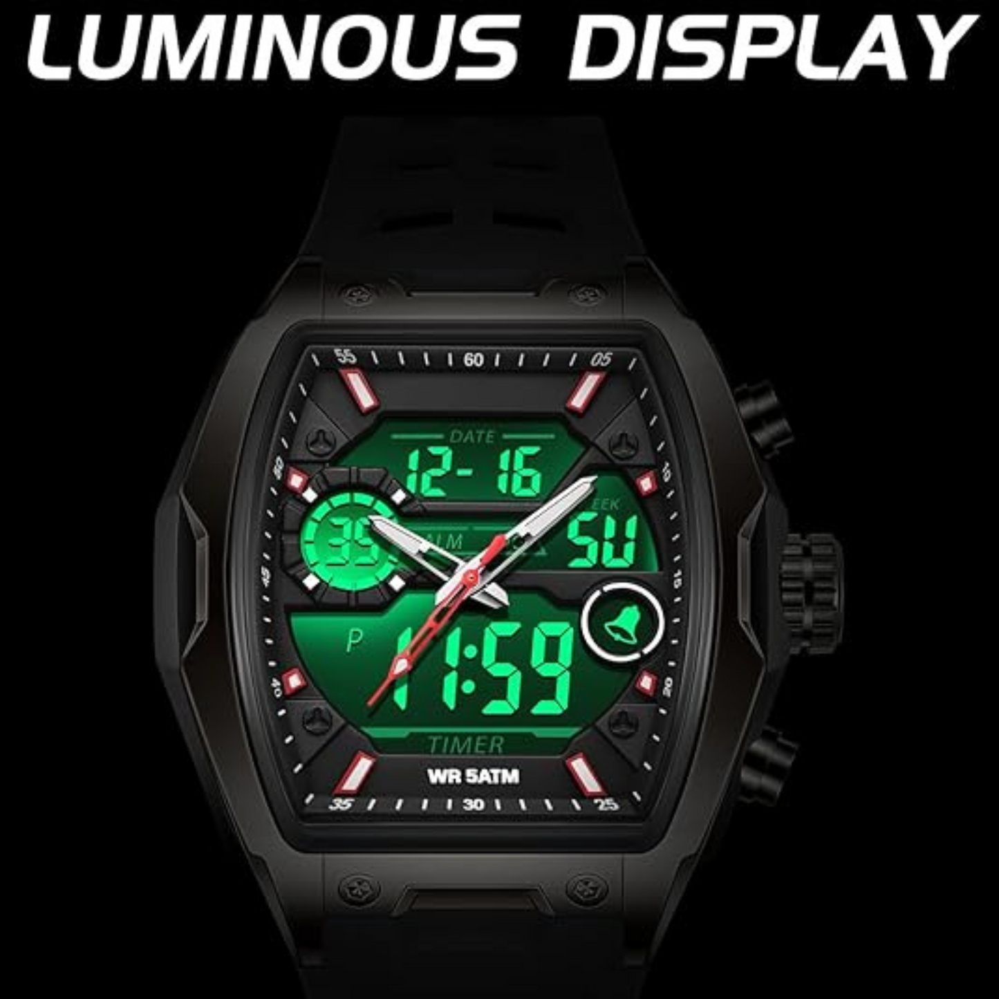 SANDA 6235 NEGRO DOBLE HORA