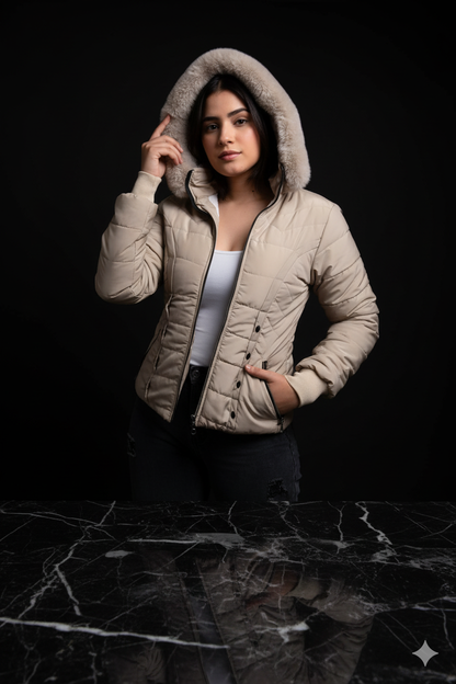 Chaqueta ovejera capota peluche N99A