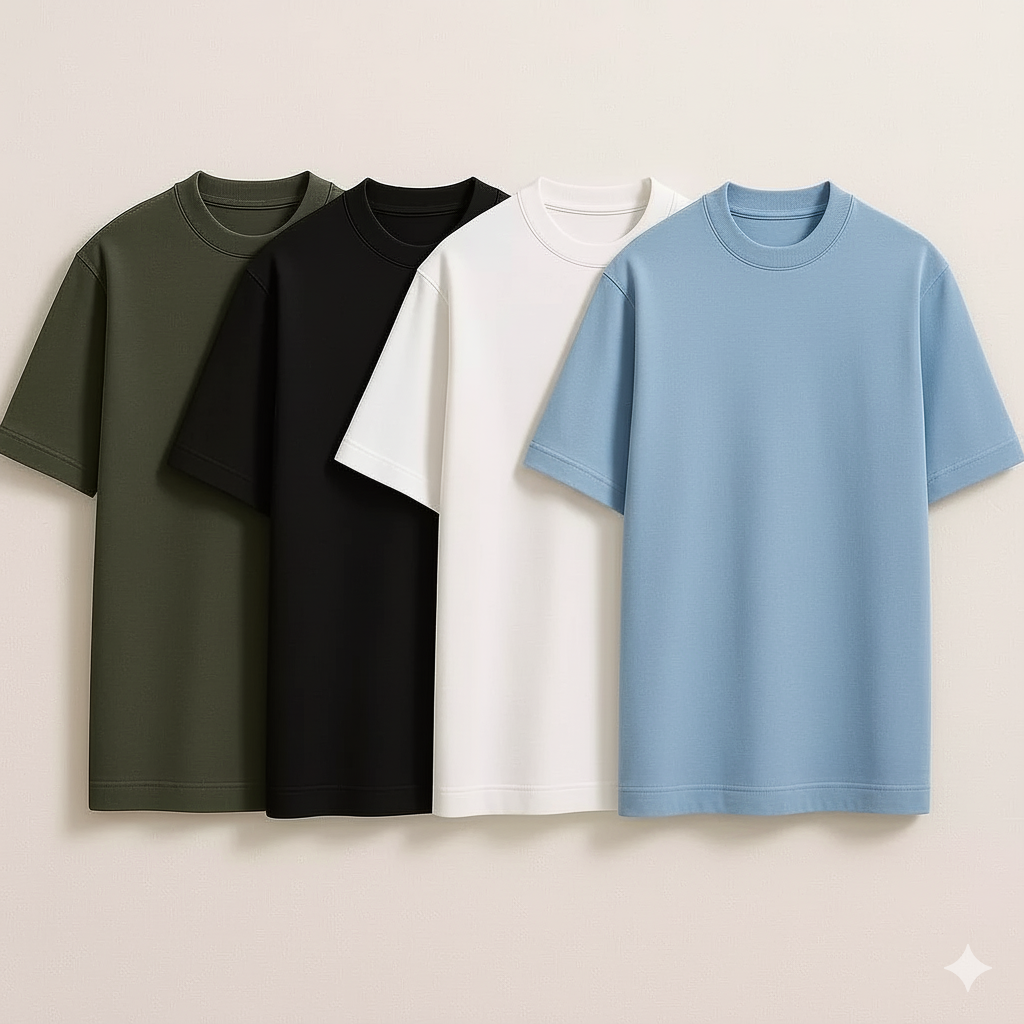 Camisetas Oversize Rib Premium - Prezio de Lanzamiento