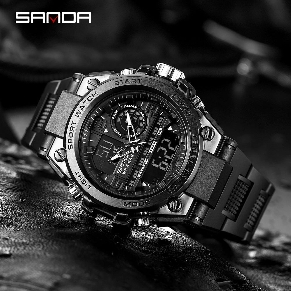 SANDA SPORWATCH NEGRO