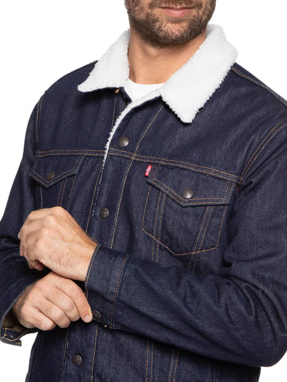 Chaqueta Trucker con forro Sherpa