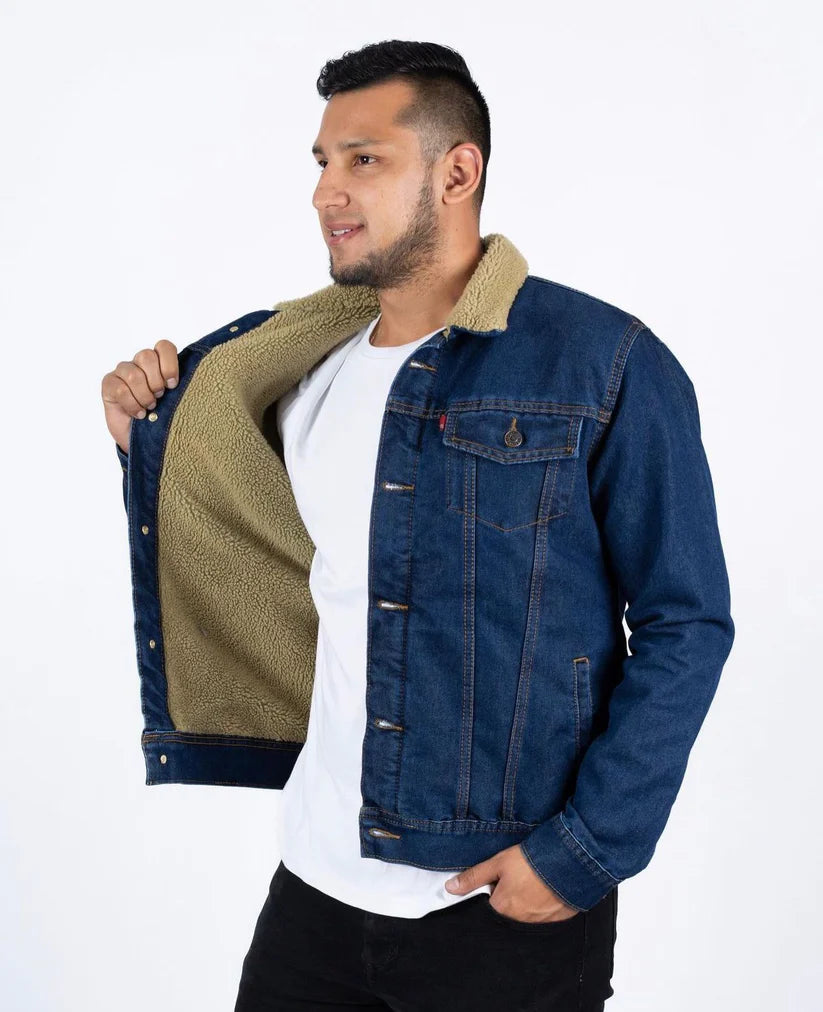 Chaqueta Trucker con forro Sherpa